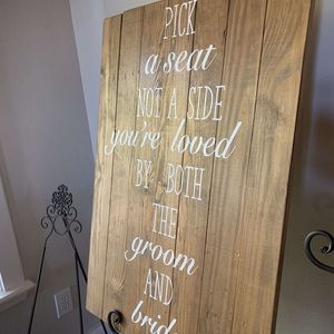 Wedding signs
